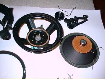 Volvo Speaker & Tweeters Repair after removing tweeter and the plastic support piece
